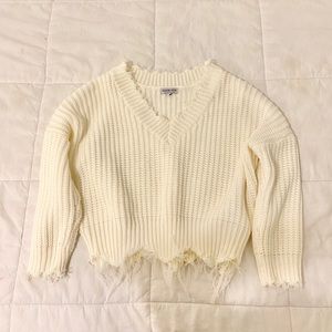 Distressed Sweater